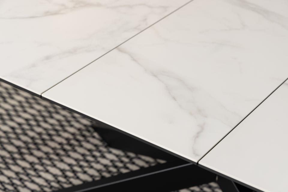 Stół Irwine 200/240x100cm white Akranes - obrazek 7
