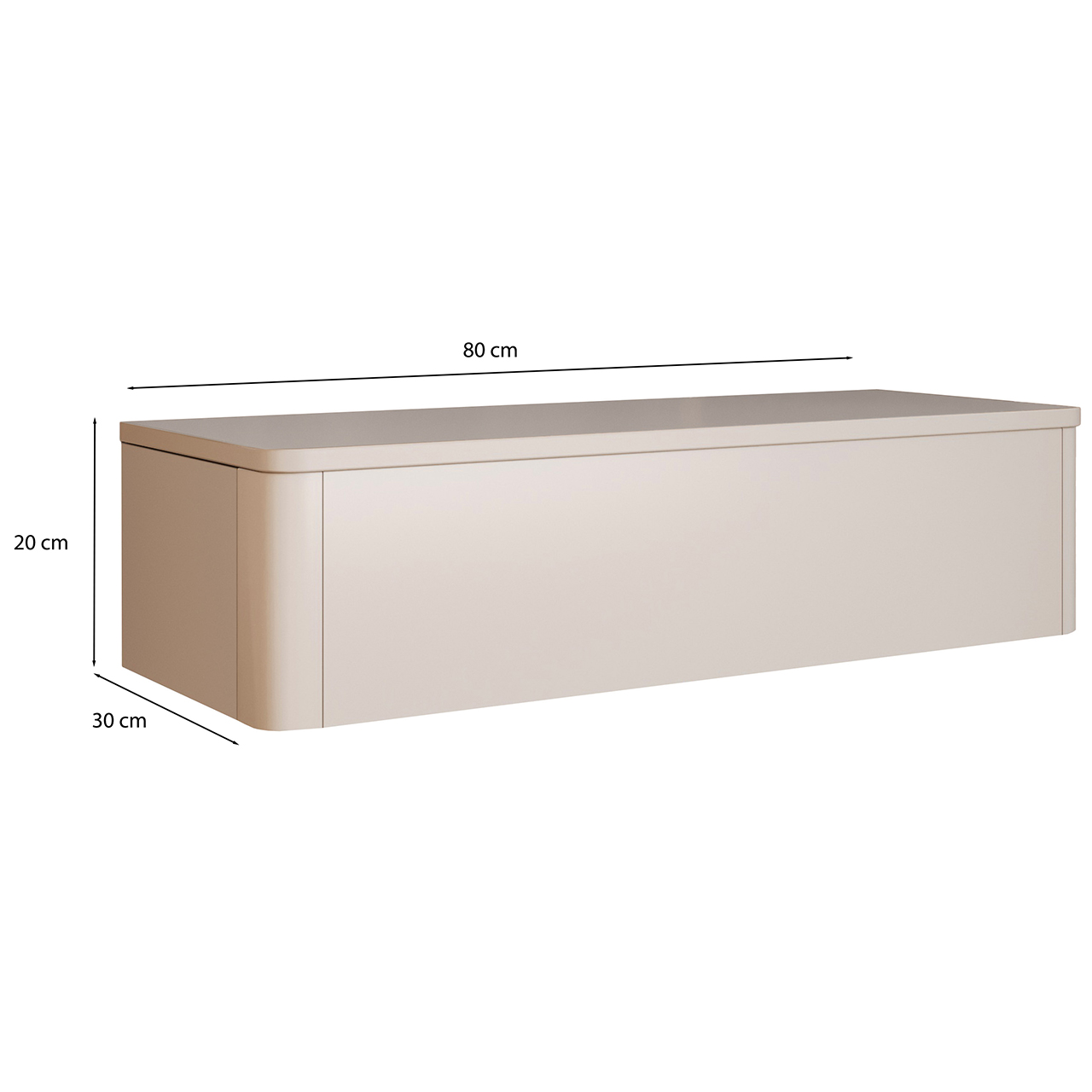 Toaletka kaszmir 80cm AZELIO - obrazek 3