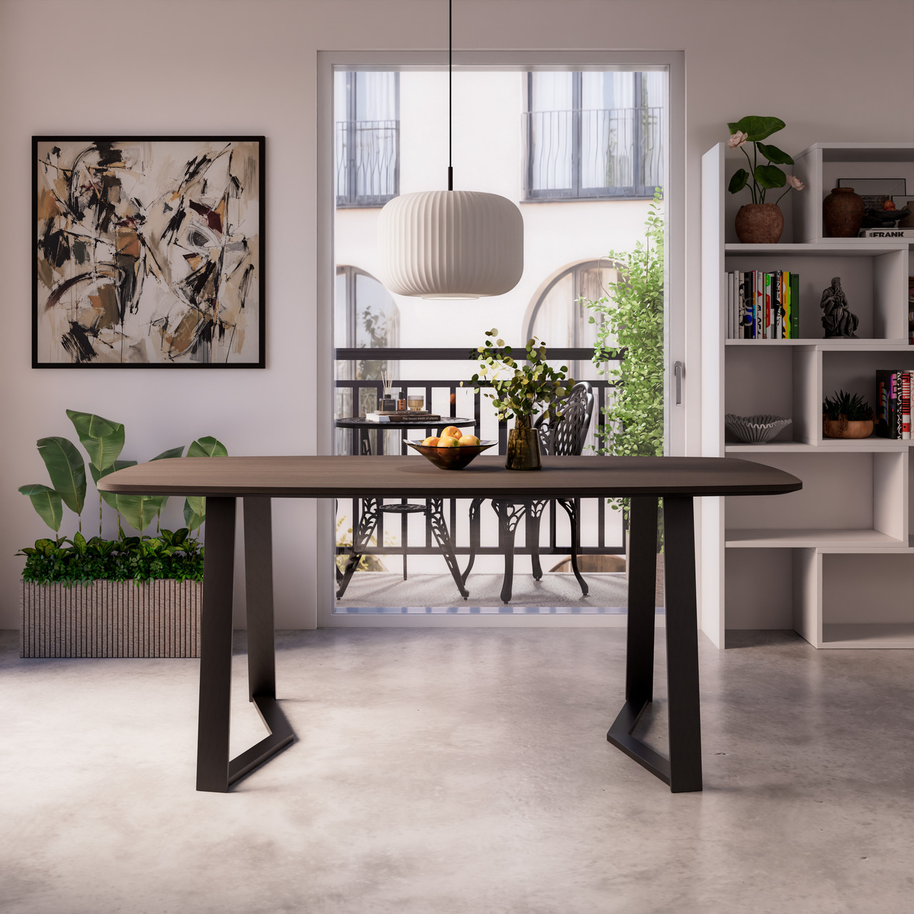 Stół 185x100 cm TURIA BALANCE dąb ambiente noce - obrazek 5