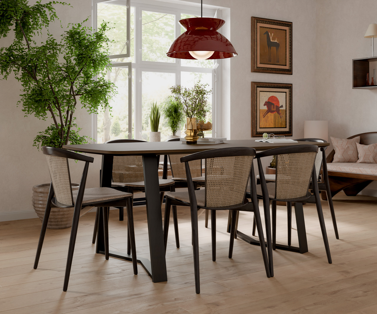 Stół 185x100 cm TURIA BALANCE dąb ambiente noce - obrazek 7