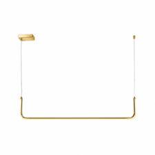 Lampa wisząca MINIMA-1 LED złoty połysk 120 cm